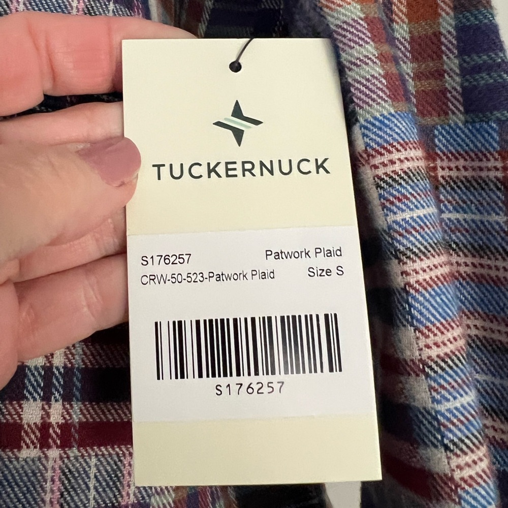 Tuckernucl Patchwork Plaid Cropped Flannel Shirt … - image 6